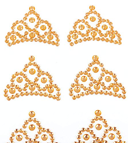 Adesivo Pet Cartela de Adesivo Tiara Dourada