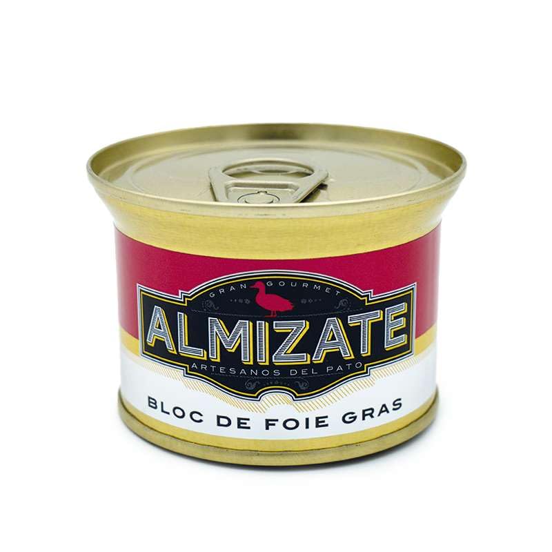 Bloc de foie gras de pato en lata - 130gr
