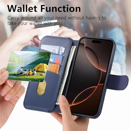 Funda para iPhone 12 Pro Max magnética con bloqueo RFID ideal para viajar ligero 5