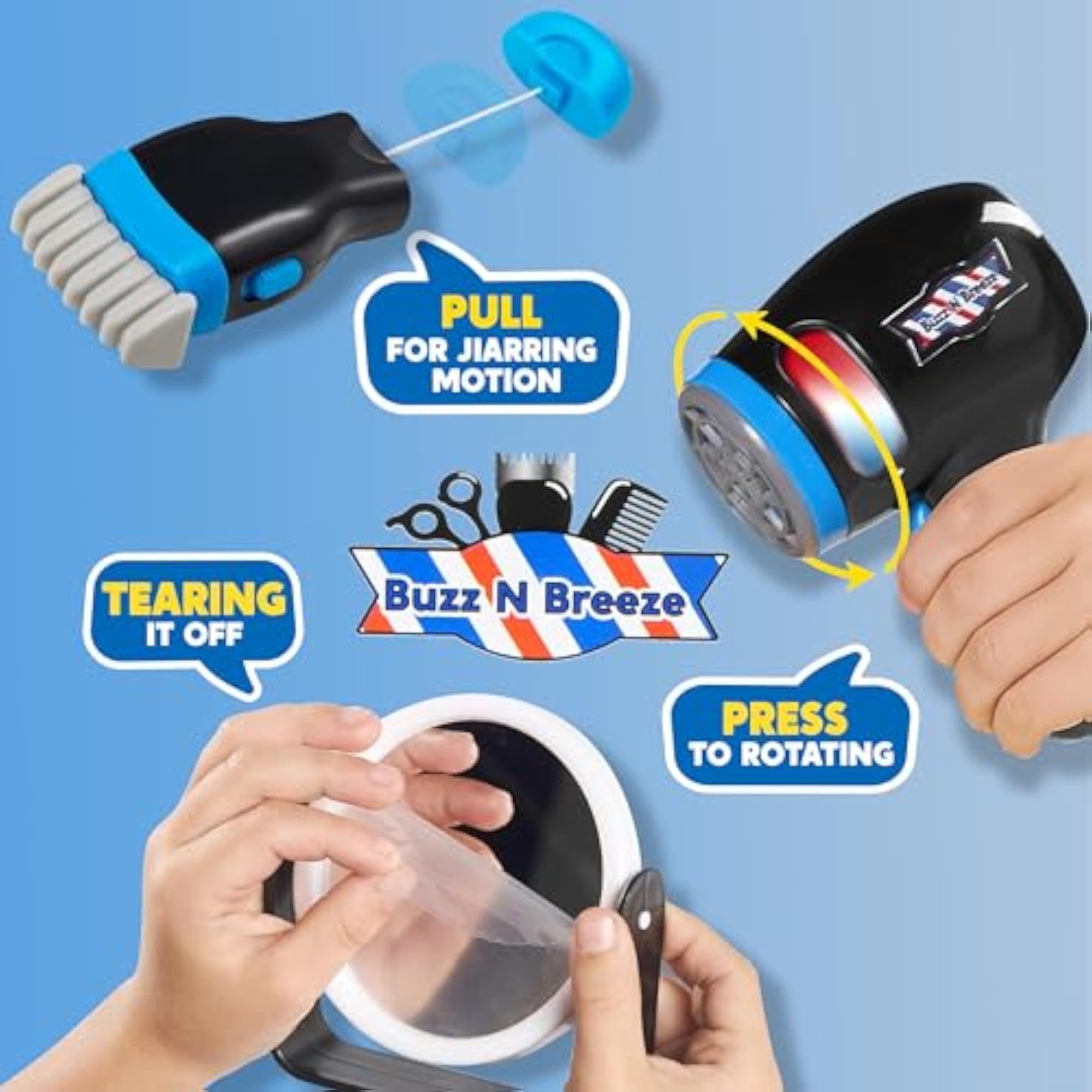 23 Pcs Kids Shaving Kit Role Play Toy for Boys