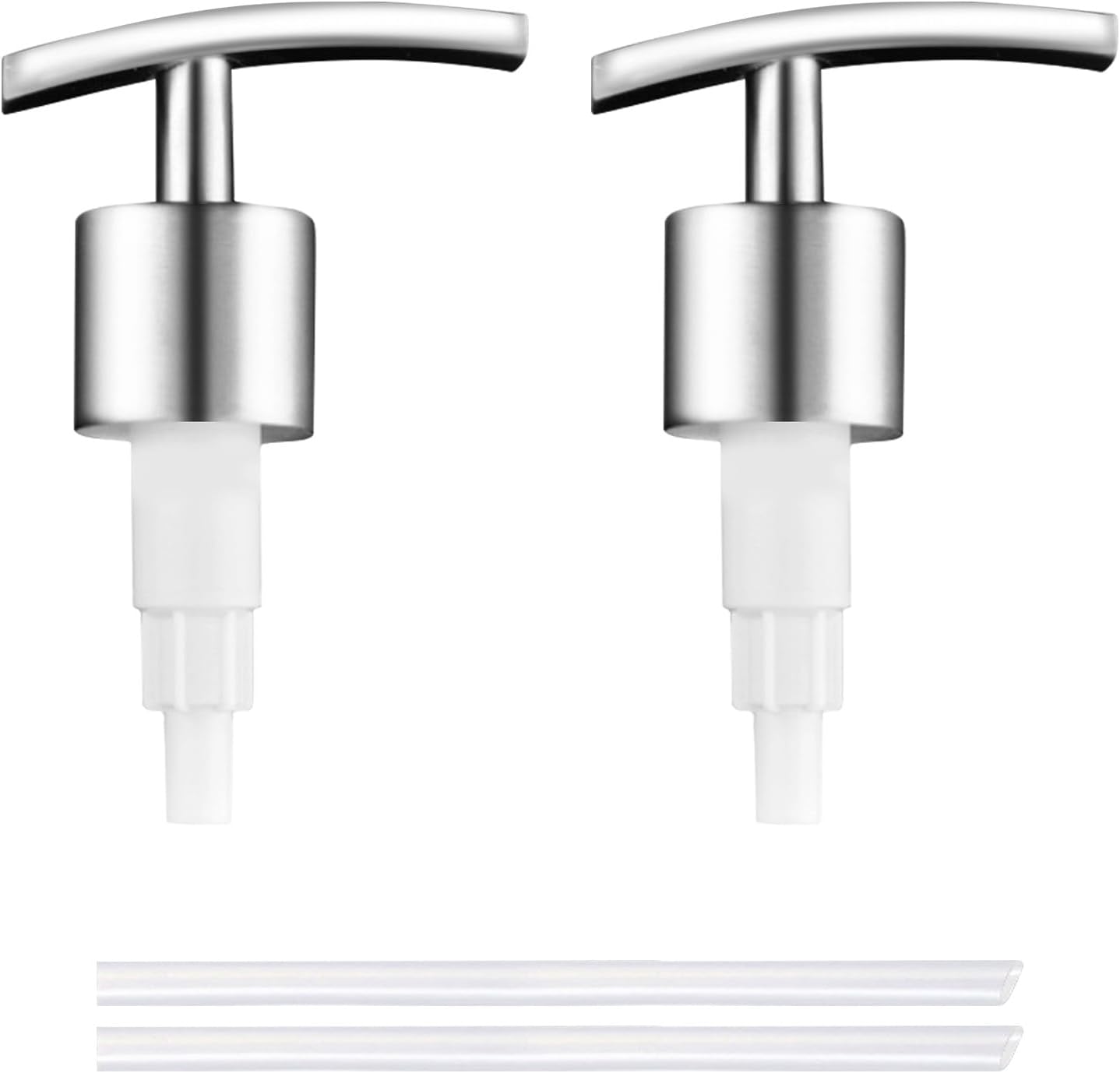 2 Pack 304 Stainless Steel Soap Dispenser Pump Replacement