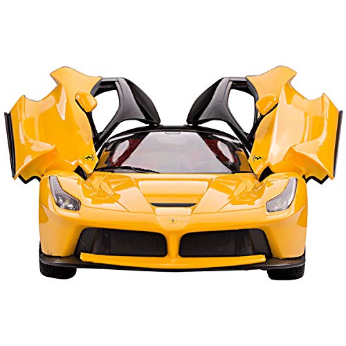 1/14 Scale Ferrari La Ferrari Laferrari Radio Remote Control Model Car R/C Rtr Open Doors (Yellow) By Fmtstore #TOP2