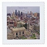 Square dimensions (in inches): 6 L x 6 W, image dimensions (in inches): 4 L x 4 W 100% poloyester; image is soft to touch. Made in USA Edges have pinking shear cut Image will not fade with washing. Image not a transfer, part of material