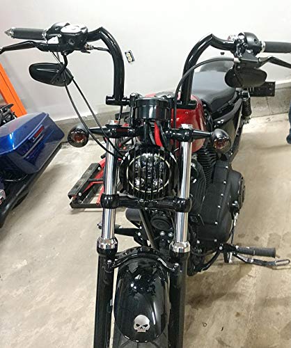 8" Mini 48 Ape Hanger For Harley Sportster 48, Iron, 883 #TOP2