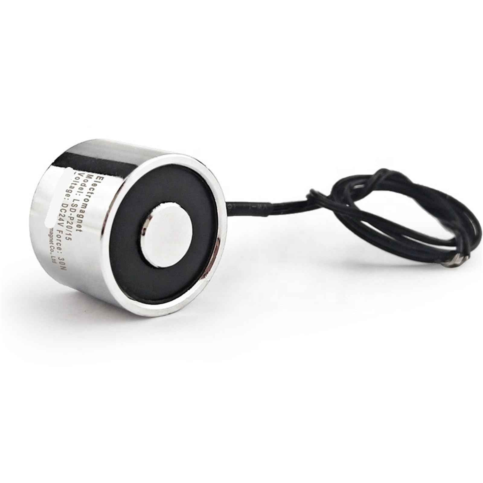 Électroaimant rond 3 kg pour verrouillage de porte et robotique DC12V