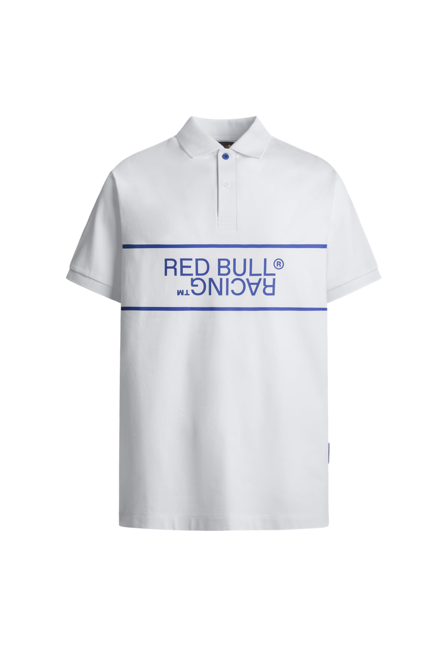 Red Bull Racing X Pepe Jeans Herren RBR Panel Print Logo Polo Polo, White (White),