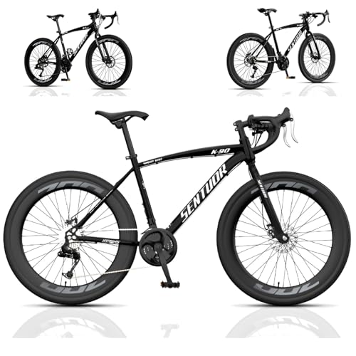 CUIOT ���[�h�o�C�N 700c 700*38C 24�i�ϑ� ���]�� �h���b�v�n���h�� �y�� ���Y�f�|�t���[�� �O��f�B�X�N�u���[�L ���S�Ҍ��� ���勉 �ʋ� �ʊw �X��� �j �� ���K���� �O���x�����[�h�o�C�N,��,24