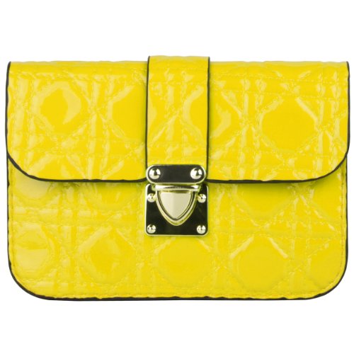 VanGoddy Quilted Clutch Wallet Pouch Case for BLU Studio C / 5.5 C / 5.0 C HD/C Mini / 5.0 CE / 5.0 C Smartphones (Yellow)