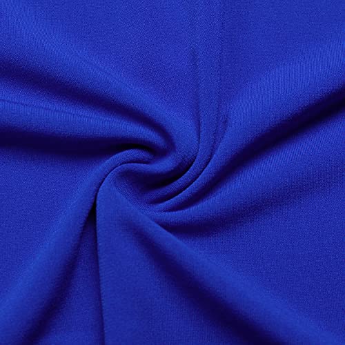 Bulotus Tunic Tank Tops For Women Loose Fit, Sleeveless Tunic Tops For Leggings For Women V Neck Collared Fashion Shirts And Blouses For Women Business Casual Summer Blouses, Blue, Large #TOP5