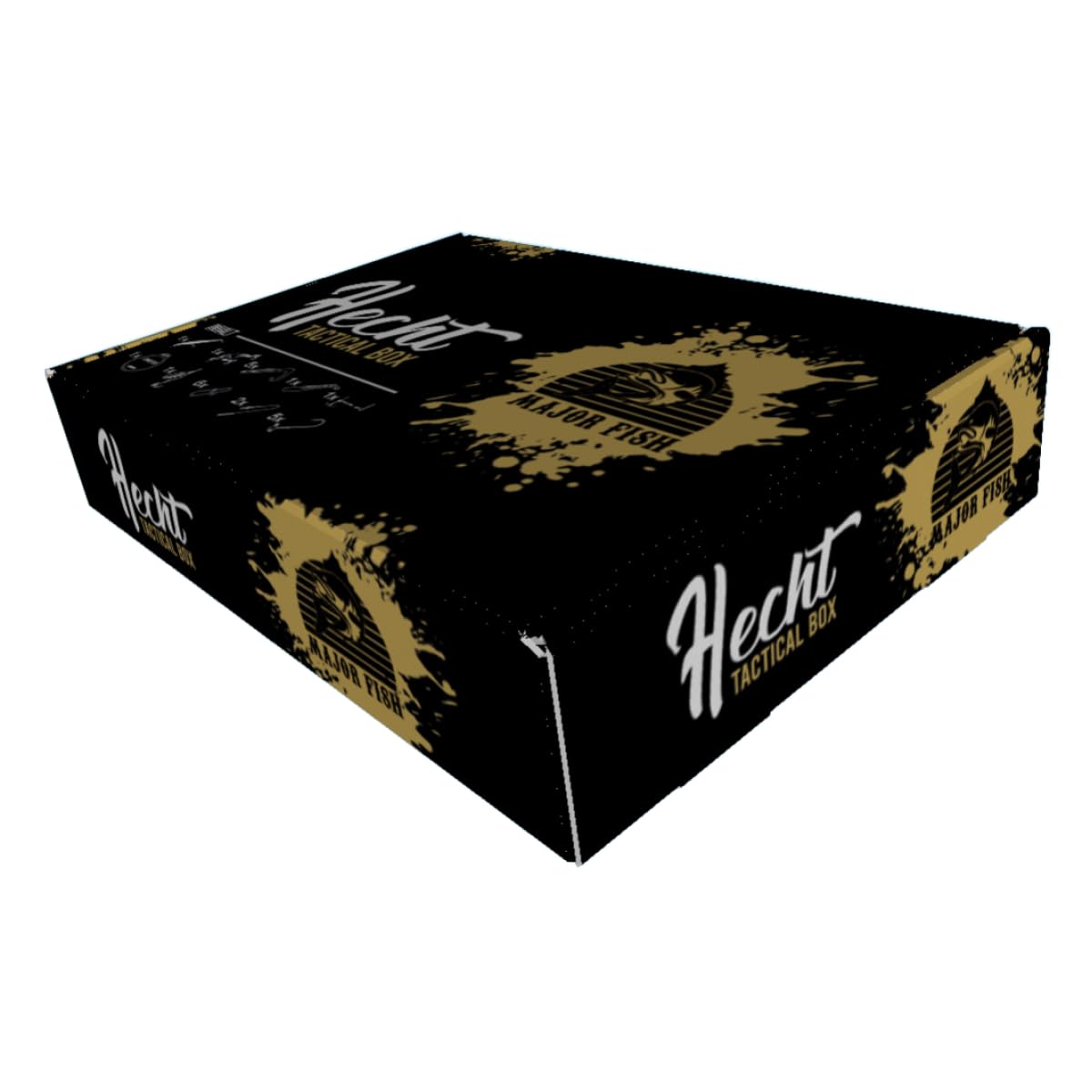 Hecht Box - Set de pesca de lucio con wobbler, peces de goma y accesorios
