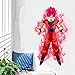 3D Autocollant Dragon Ball Sticker Mural Super Saiyan Goku Stickers Muraux en Vinyle Dragon Ball Z, Art de Mur de DBZ Anime, décoration de Chambre d'autocollant d'enfants-60 * 90CM-B_60*90CM