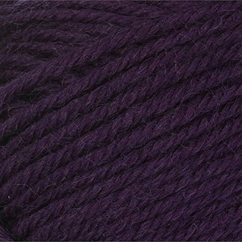 Patons Classic Wool Dk Superwash Yarn - Gauge 3 Light - 100% Wool - (3-Pack) - Eggplant - For Crochet, Knitting, And Crafting #TOP1