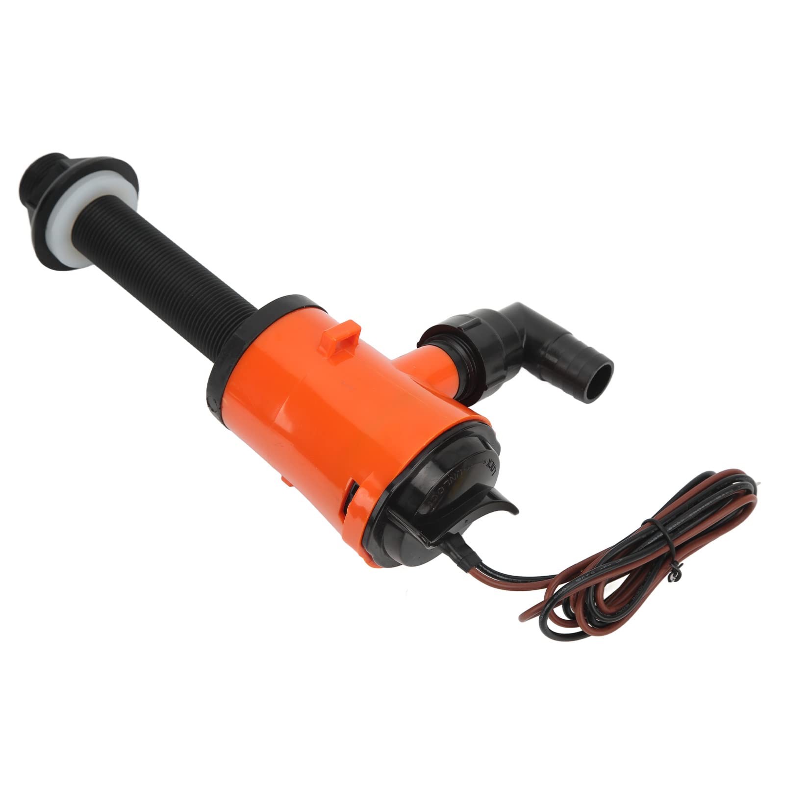 Aeratore Pompa per Pozzo del Vivo Pompa Portatile per Acquario Ad Alto Flusso 800GPH 12V Acqua Salata Acqua Dolce Marina,Parti per barche/yacht