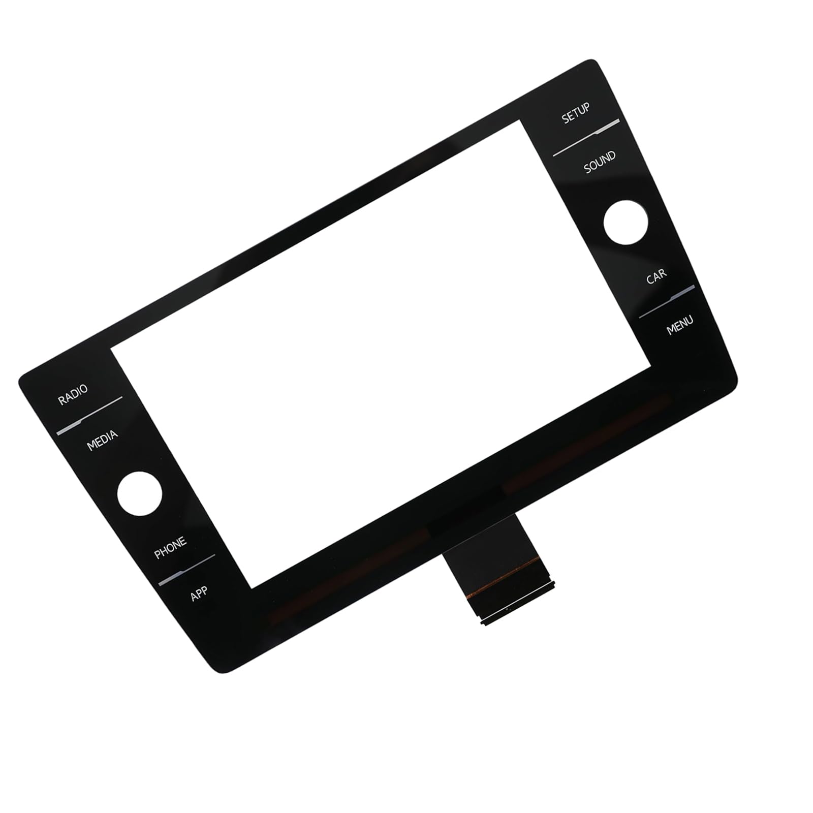 Zamienny panel dotykowy szklany ekran do Golf 7 7,5 MK7 MK6 wyświetlacz nawigacyjny o wysokiej przepuszczalności światła 5G6919605B powłoka zapobiegająca odciskom palców