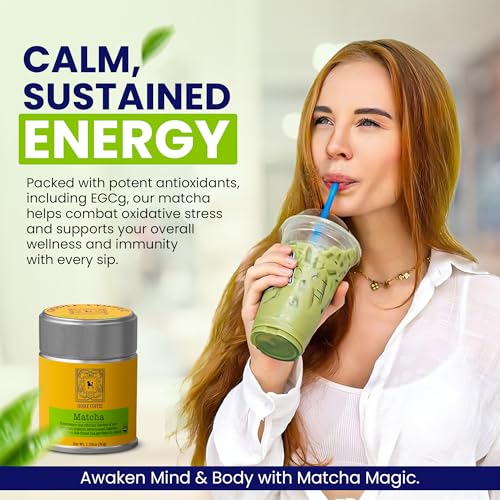 Té verde en polvo matcha ceremonial orgánico 30g miniatura 5