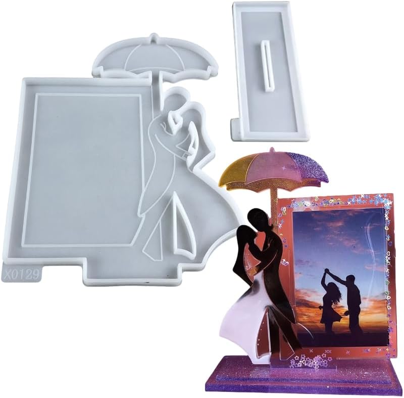 Convenient DIY Couple Photo Frame Mold for Home and Event Decorations