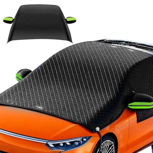Frontscheibenabdeckung Winter Auto Windschutzscheibenabdeckung Gegen Schnee Frost EIS Staub Sonne UV-Schutz für Autos und SUV