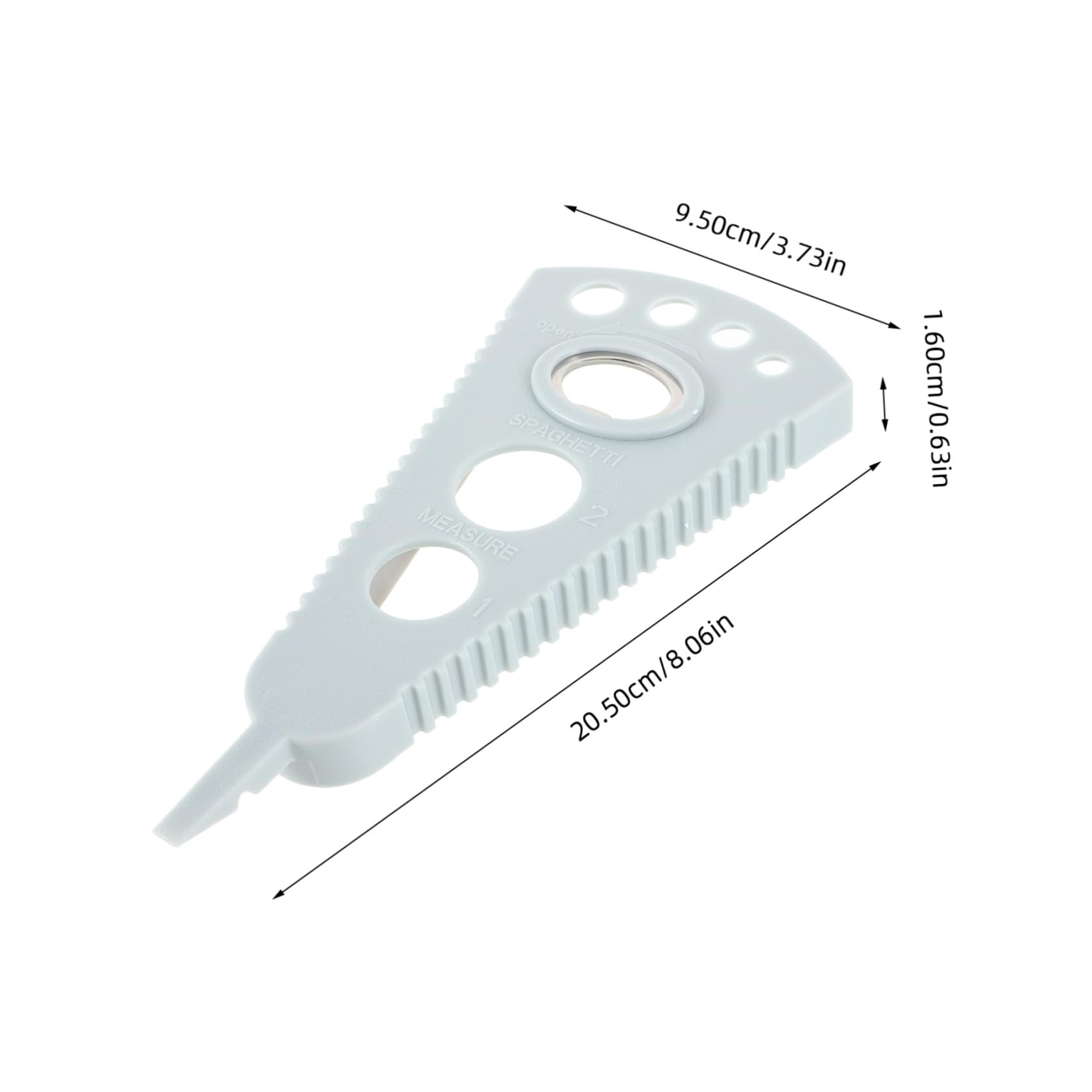 Ciieeo Universal Bottle Cap Opener Jar Opener with Vegetable Hole Non-slip Kitchen Tool