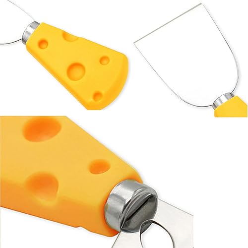 Miniatura 6 de Cuchillo de queso, juego de 7 cuchillos de queso para tabla de embutidos, cortador de cuchillos de queso, tenedor de quesos pequeños, juego de