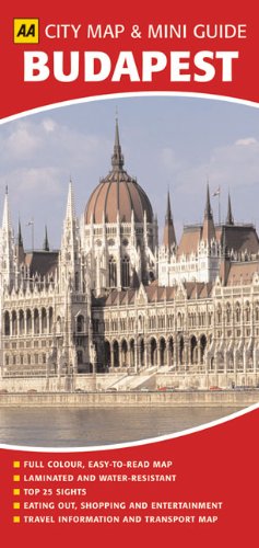 AA City Map & Mini Guide Budapest (AA City Maps)
