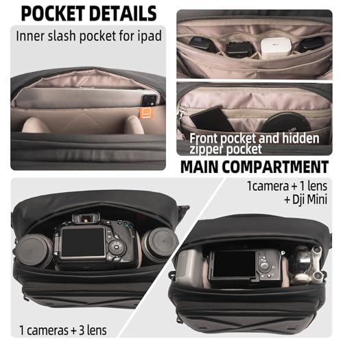 Bolsa rígida para cámara impermeable con apertura grande miniatura 2