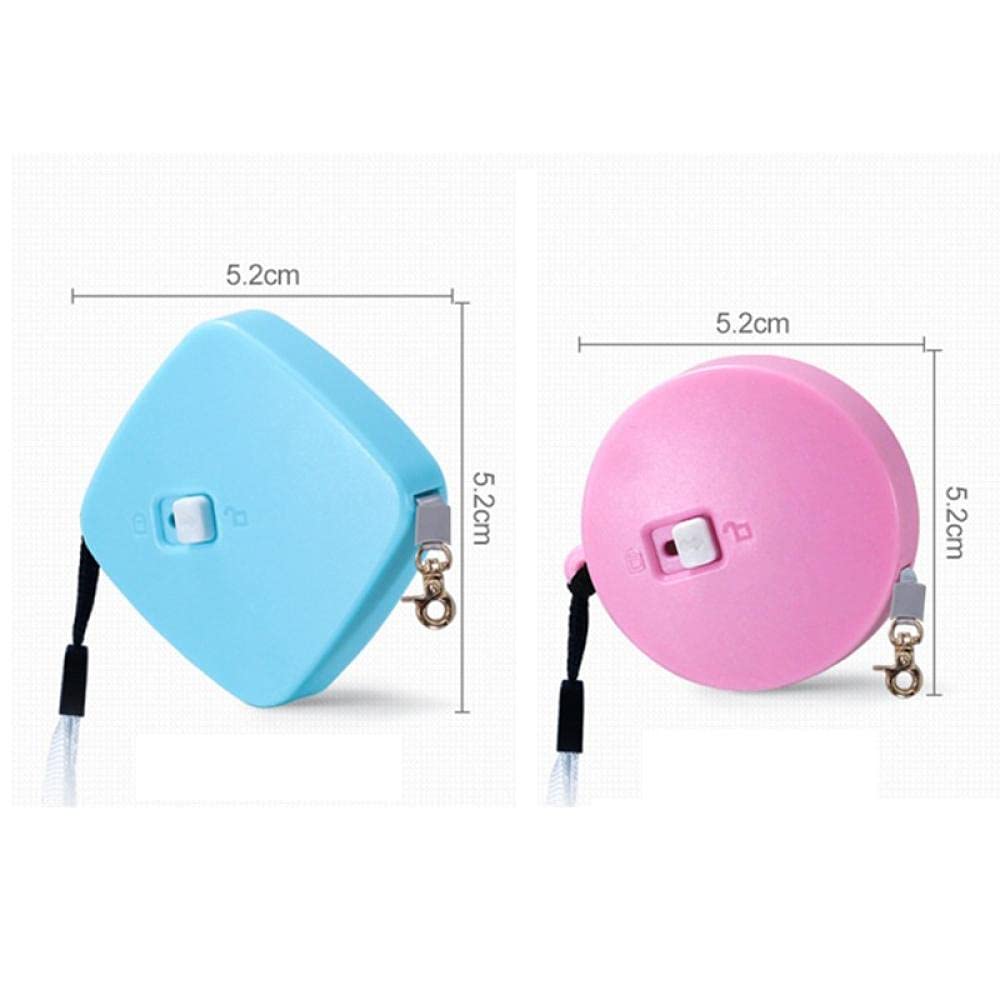 Automatisch einziehbare Hundeleine, Rosa, 2 m, automatisch einziehbar, Hundeleine, Gürtel, Welpen, Haustier, Spaziergänge im Freien, Nylon, Traktion,Hundeleine