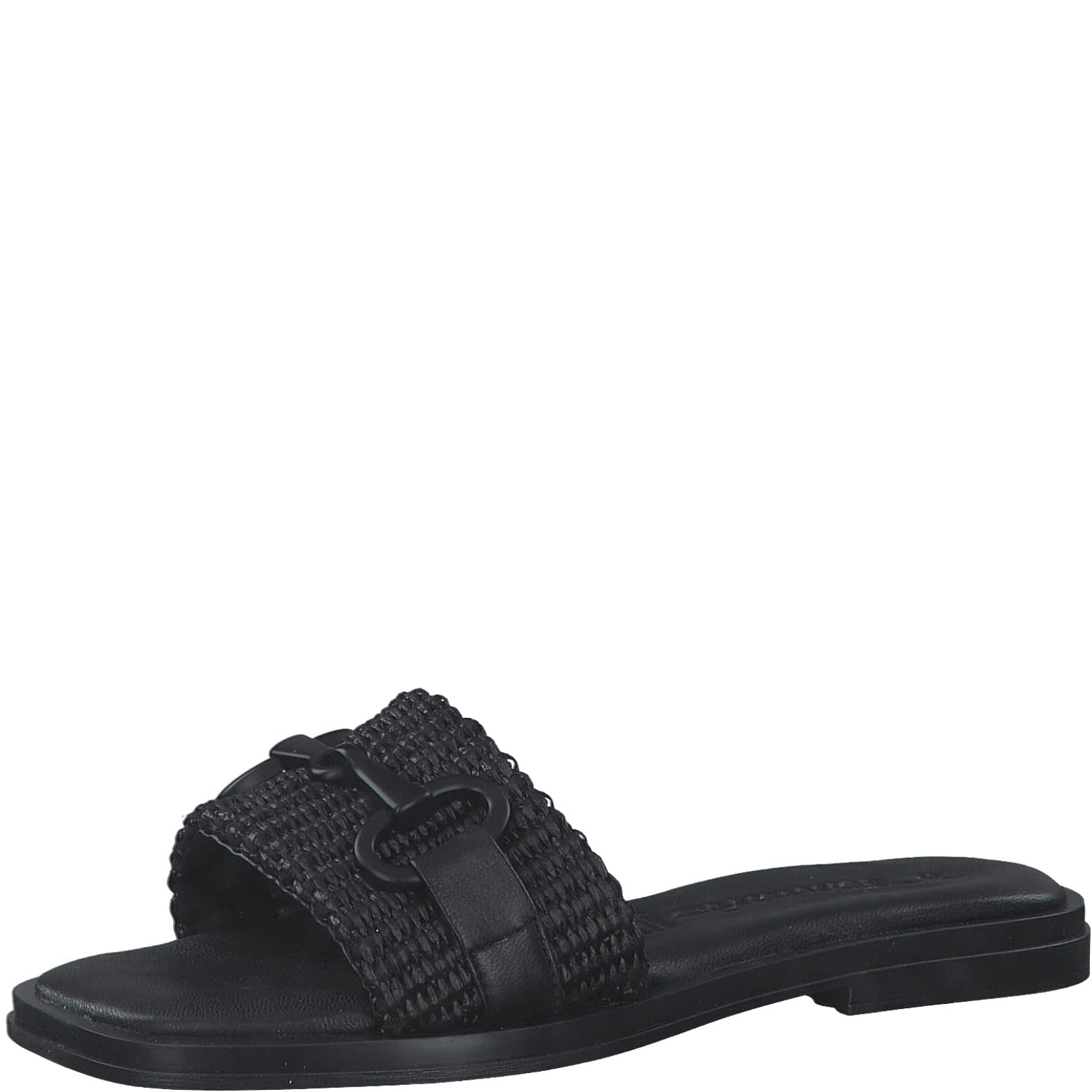 Tamaris Women's Slippers, Women's Slip-on, touchit Footbed, Black, 4 UK