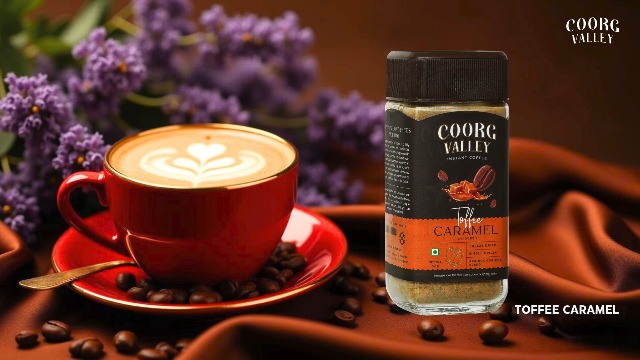 Coorg Valley Vanilla Hazelnut Instant Coffee 50g | Flavoured