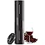 Cokunst Electric Wine Opener, Automatic Electric Wine Bottle Corkscrew Opener with Foil Cutter, One-click Button Reusable Win
