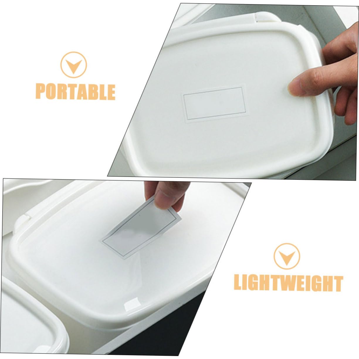 3 Sätze Kiste Abwischen Fall Für Babytücher Tücherbeutel, Behälter -feuchttuchhalter Spender Für Babytücher Maskenaufbewahrungsorganisator Feuchttücher Weiß Plastik 2 Stück * 3 MAGICLULU