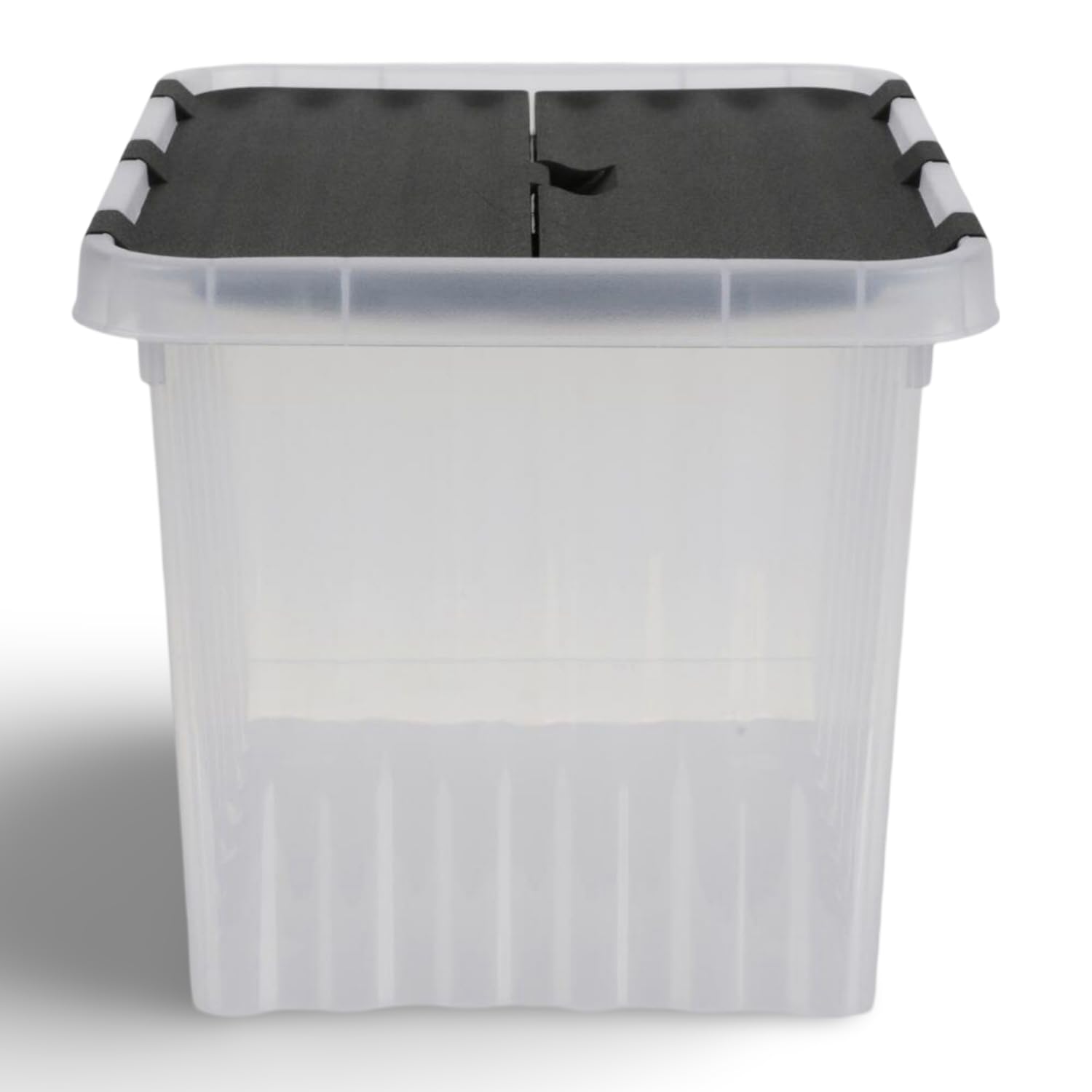 Aufbewahrungsbox 10 Liter mit Deckel 15 Stk. Kunststoff Stapelbox Organizer | Jelenia Plast, 30x23x20 cm, Ordnungsbox, Aufbewahrungskiste, Deckelbox, stapelbar, Haushalt, Keller, langlebig, vielseitig