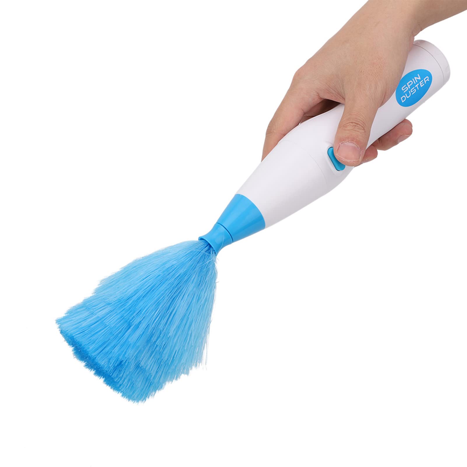 Focket Spin Spin Electric , Duster Réglable Pliable à 180 Degrés avec Un Fonctionnement à Batterie pour Le Nettoyage de la Maison et du Bureau avec des Réglages de Vitesse à 2 Vitesses pour Le