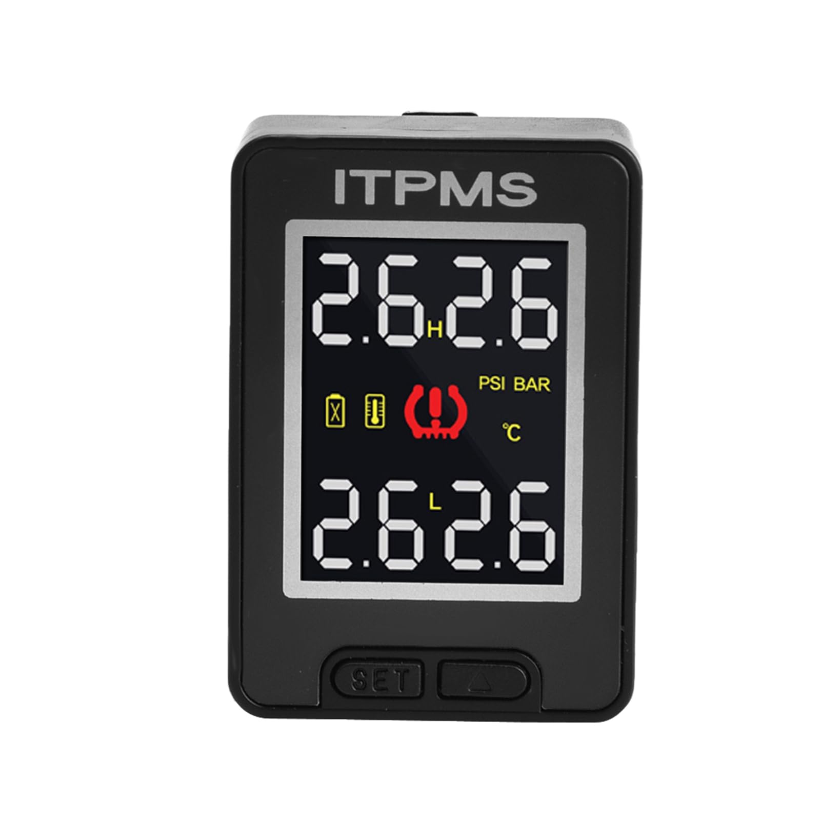 Capteur de pression des pneus, Kit système de surveillance de la pression des pneus de voiture TPMS avec 4 capteurs internes