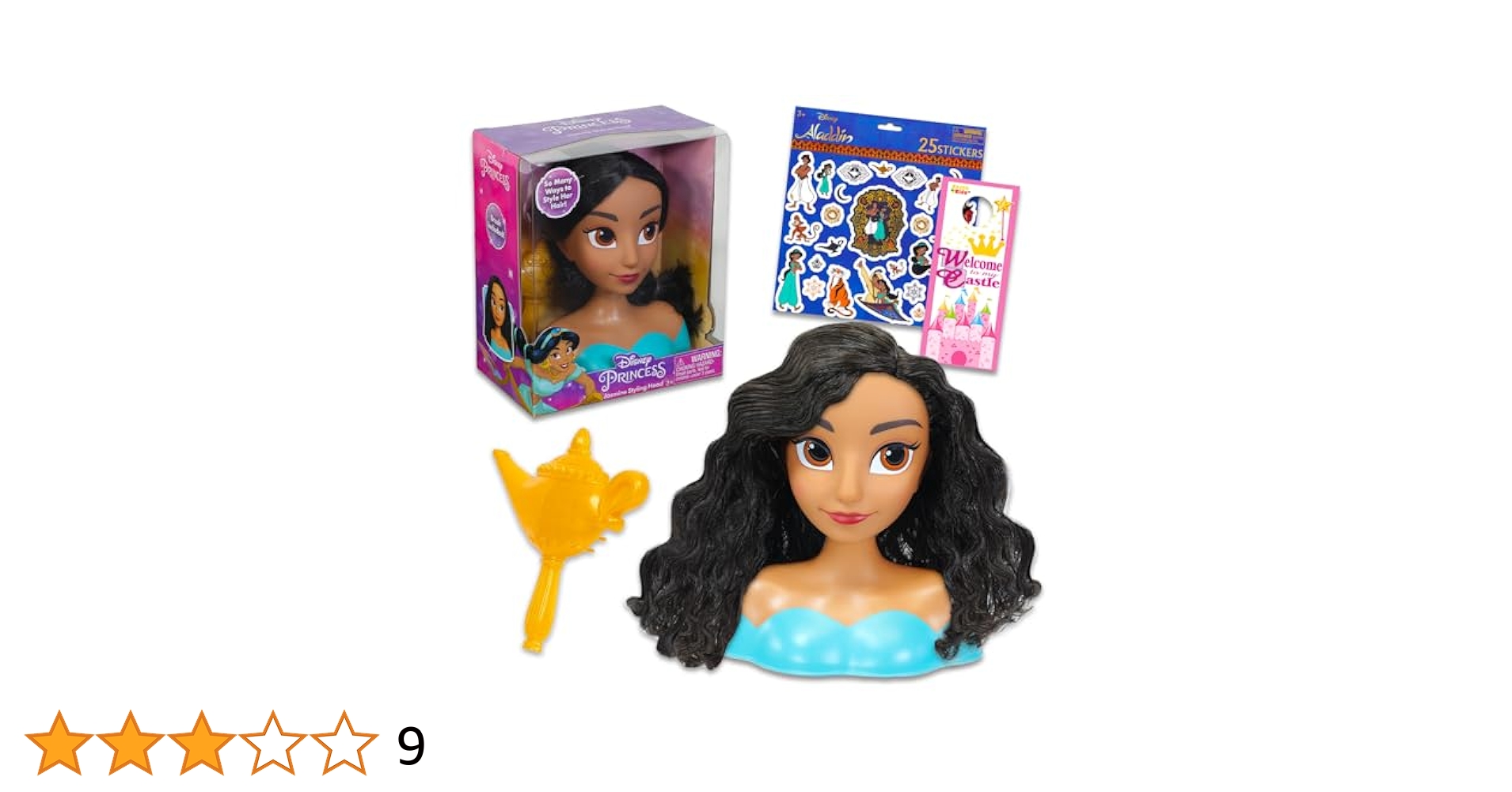リクエスト出品(ジャスミン) Amazon | ディズニープリンセス ジャスミンスタイリングヘッド