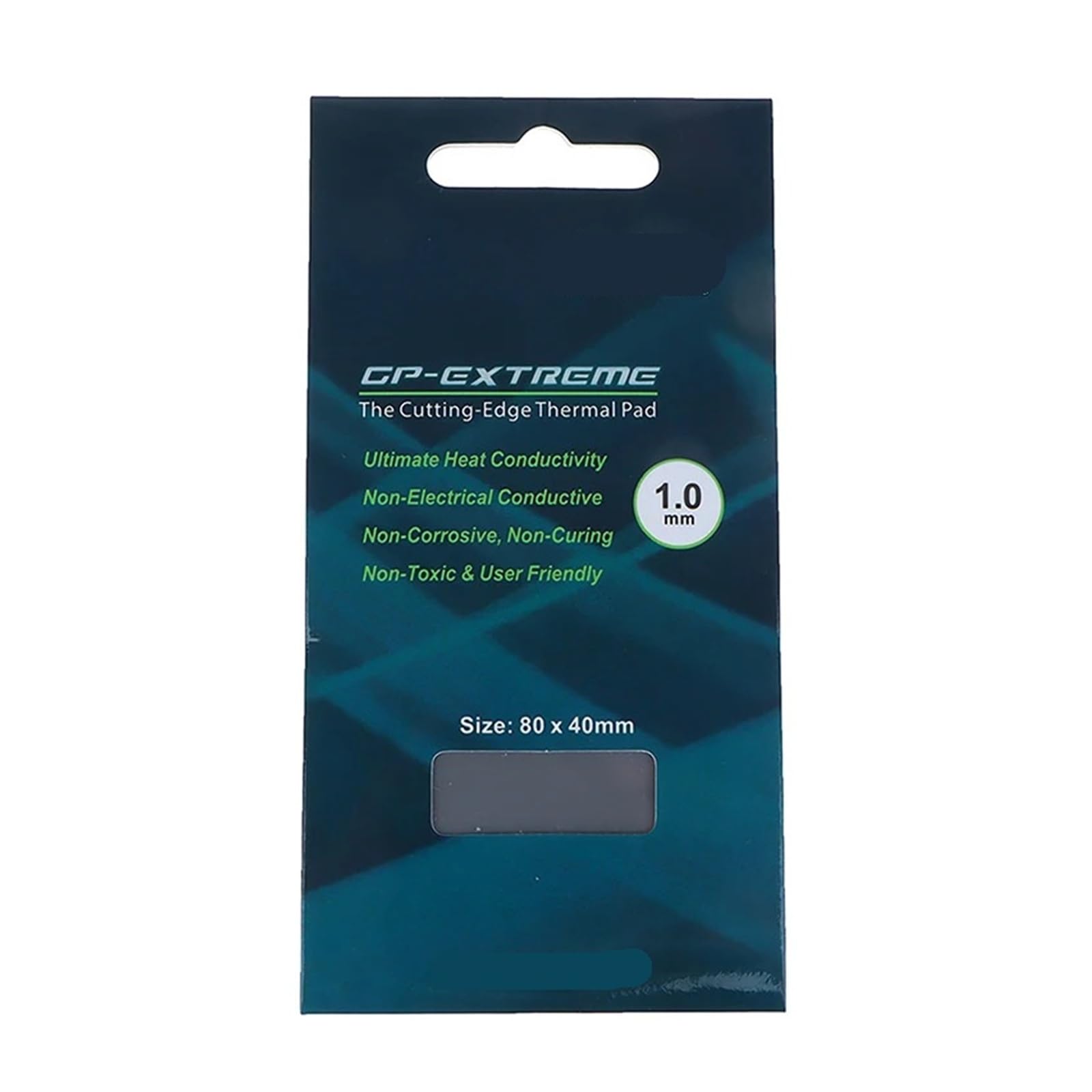Tampon thermique CPU GPU en silicone conducteur pour carte graphique et carte mère 80x40x1mm