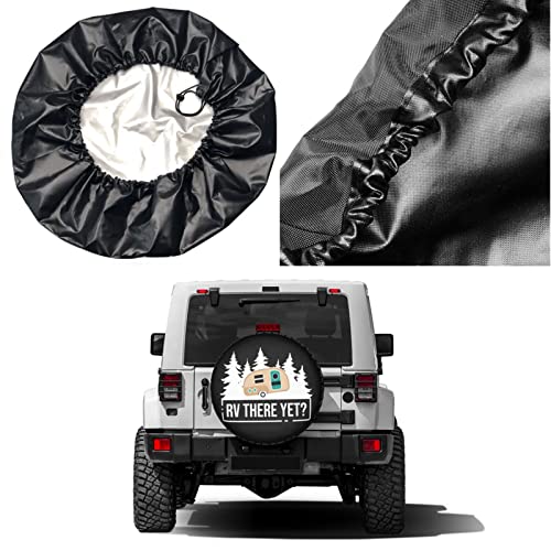 Image of Rv Forest Camping Spare Tire Cover Dust-Proof Wheel Tire Cover Fit Trailer, RV, SUV and Many Vehicle 14 Inch