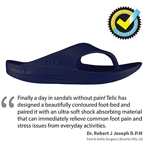 Image of Telic Unisex Adult Energy Flip Flop Arch Support Cushioned Sandals