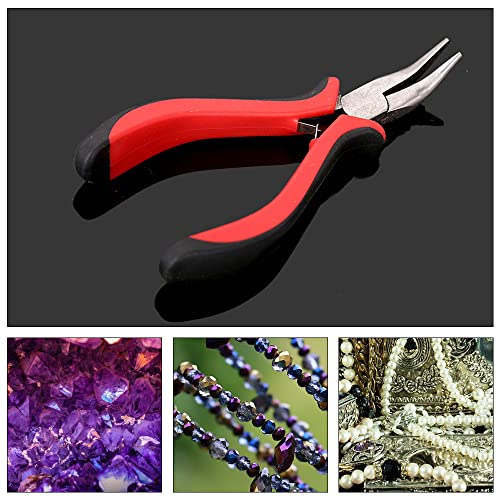 Mini Bent Nose Plier for Beading Jewelry Making and Crafts - Hand Tools Fine Pliers Functional Professional Tool - Image 4