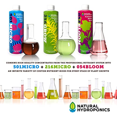 Natural Hydroponics 216Grow Nutrient Concentrate for Structural & Foliar Growth (1-Pint - Part of The Professional Nutrient System) - Image 3