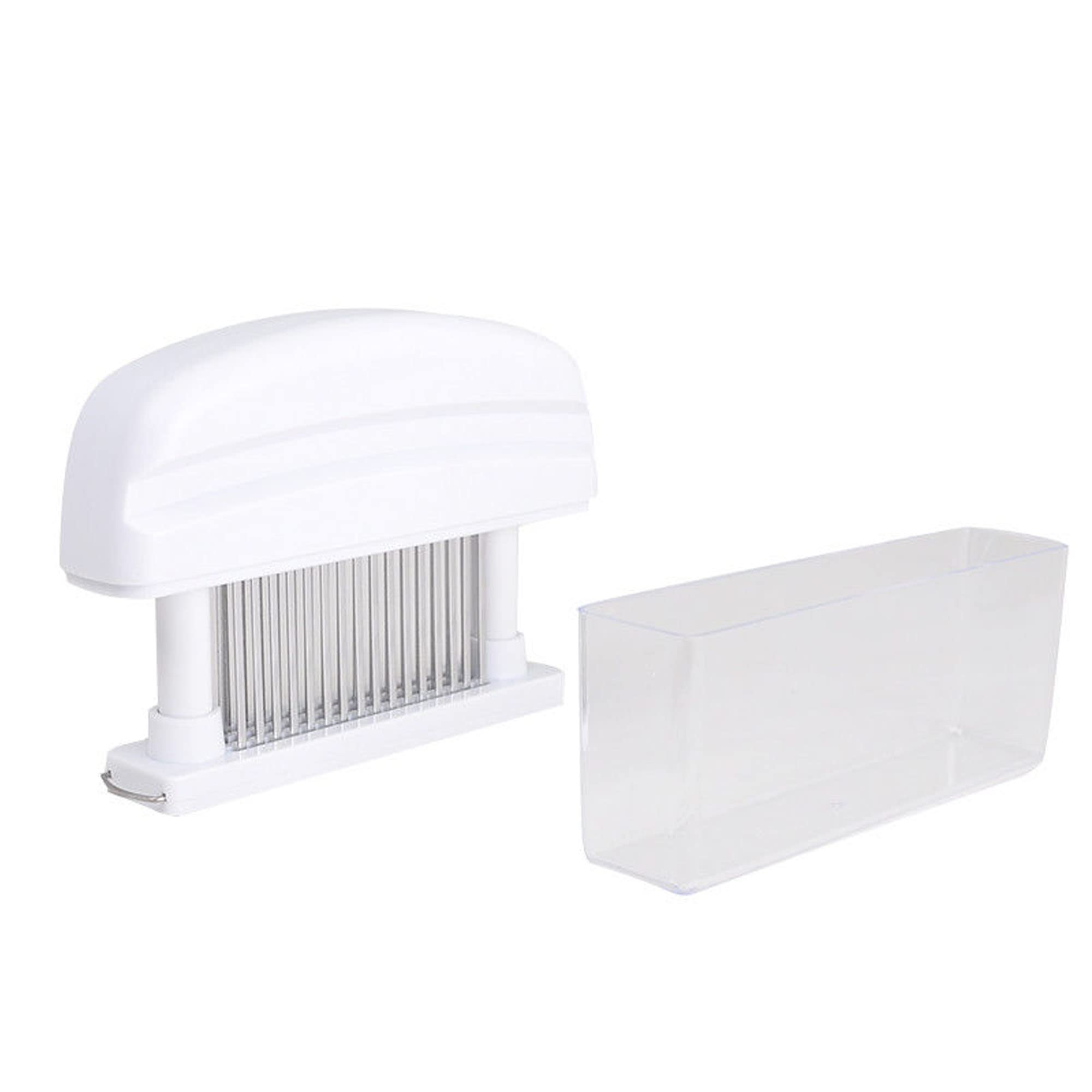 HQHAOTWU Meat Tenderizer Tool 48-pin Stainless Steel Blade Kitchen Gadgets with Sharp Needle Meat Tenderizer for Beef, Steak, Chicken 5.90×1.37×4.33inch