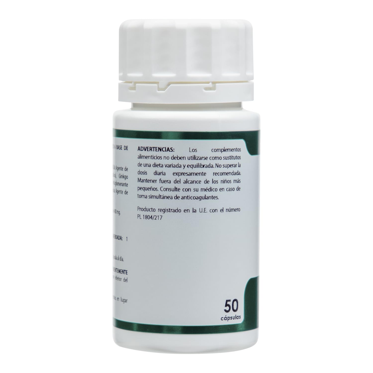 Holofit ginkgo de Equisalud, 50 cápsulas
