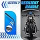 DREAMIZER Motorradlenker 25 mm 1 Lenker Niedrige Biegung Universal für Cafe Race Bobber Motocross Dirt Pit Bike ATV Ebike, Schwarz