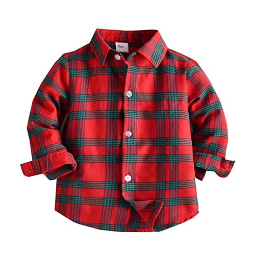 Kids Cute Outwear Toddler Boys Long Sleeve Winter Autumn Shirt Tops Coat Outwearing For Babys Clothes Plaid White