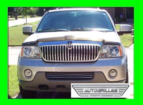 fits LINCOLN NAVIGATOR 2003 2004 LOWER CHROME GRILLE GRILL KIT 03 04 LIMITED LUXURY ULTIMATE ELITE