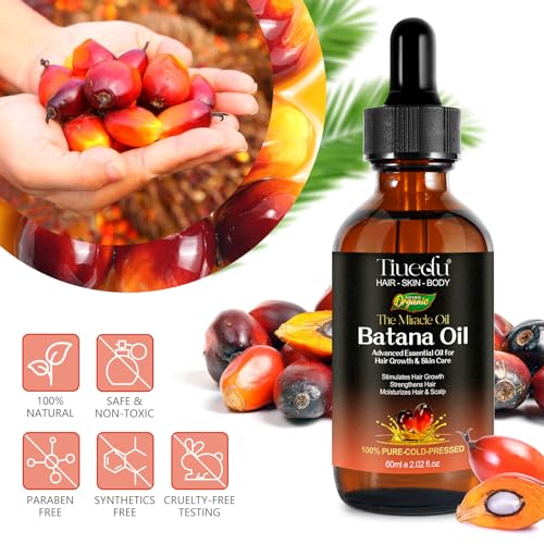 Batana Oil for Hair Growth - 60ml Natural Batana Hair Growth Oil Promotes Hairs Regrowth, Thickness & Strengthens, Nourish & Restore Scalp Vitality & Reduce Loss - Essential Oils for Eyelash, Eyebrow - Image 4