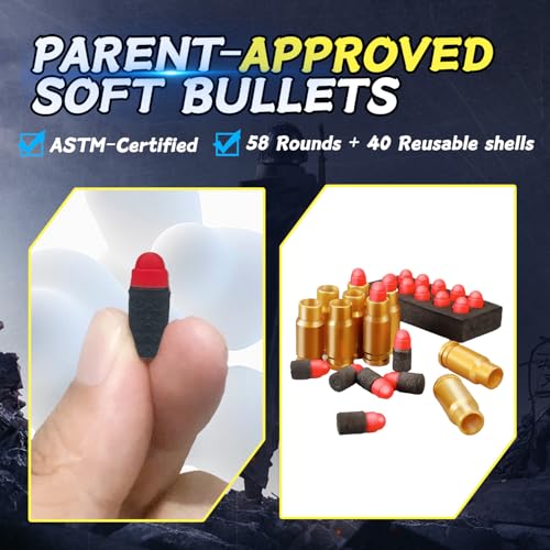 Image of Tactical Foam Blaster for Kids & Adults 6+ - Shell-Ejecting Action