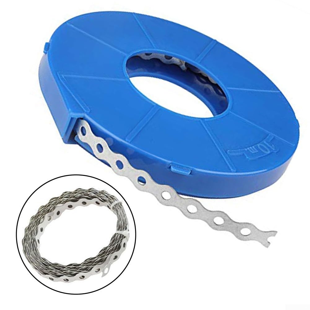 Fascetta stringicavo in acciaio al carbonio da 9,1 m con elettrozincatura per superficie per impacchettare cavi resistenti e lunghezza personalizzata per fissaggio in officina (26 mm)