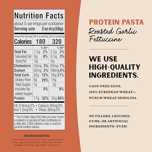 Al Dente Protein Egg & Garlic Fettuccine