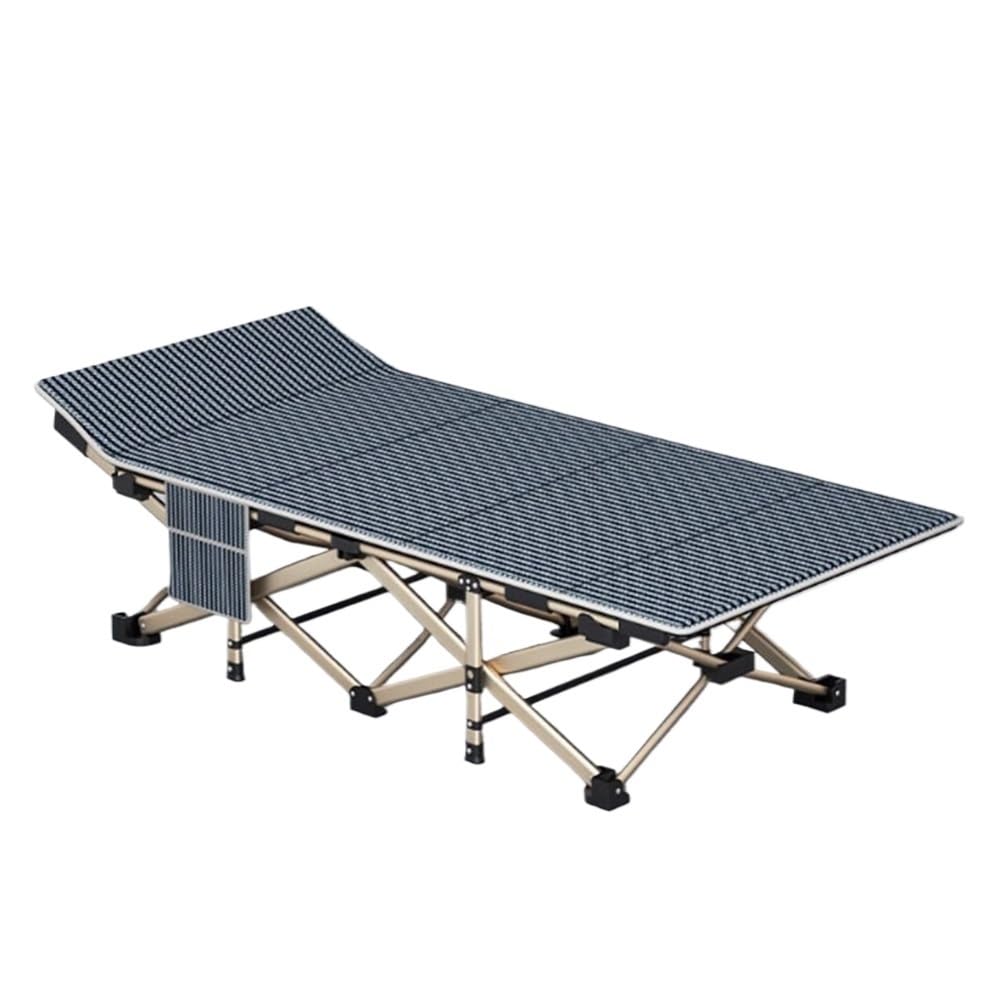Camping Marschbett, Klappbett for draußen, Nickerchenbett fürs Büro, Klappbett, Begleitbett, Strandbett Feldbetten(Klein)