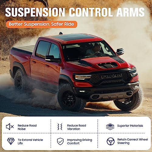 Image of Rear Suspension Kits Upper Lateral Arm +Lower Rearward Lateral Toe Arm Fit for Chevrolet Traverse 2009-2017, Fit for GMC Acadia 2009-2017, Fit for Buick Enclave 2008-2017